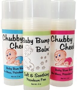 Chubby cheeks baby bum balm, soft & soothing petroleum free